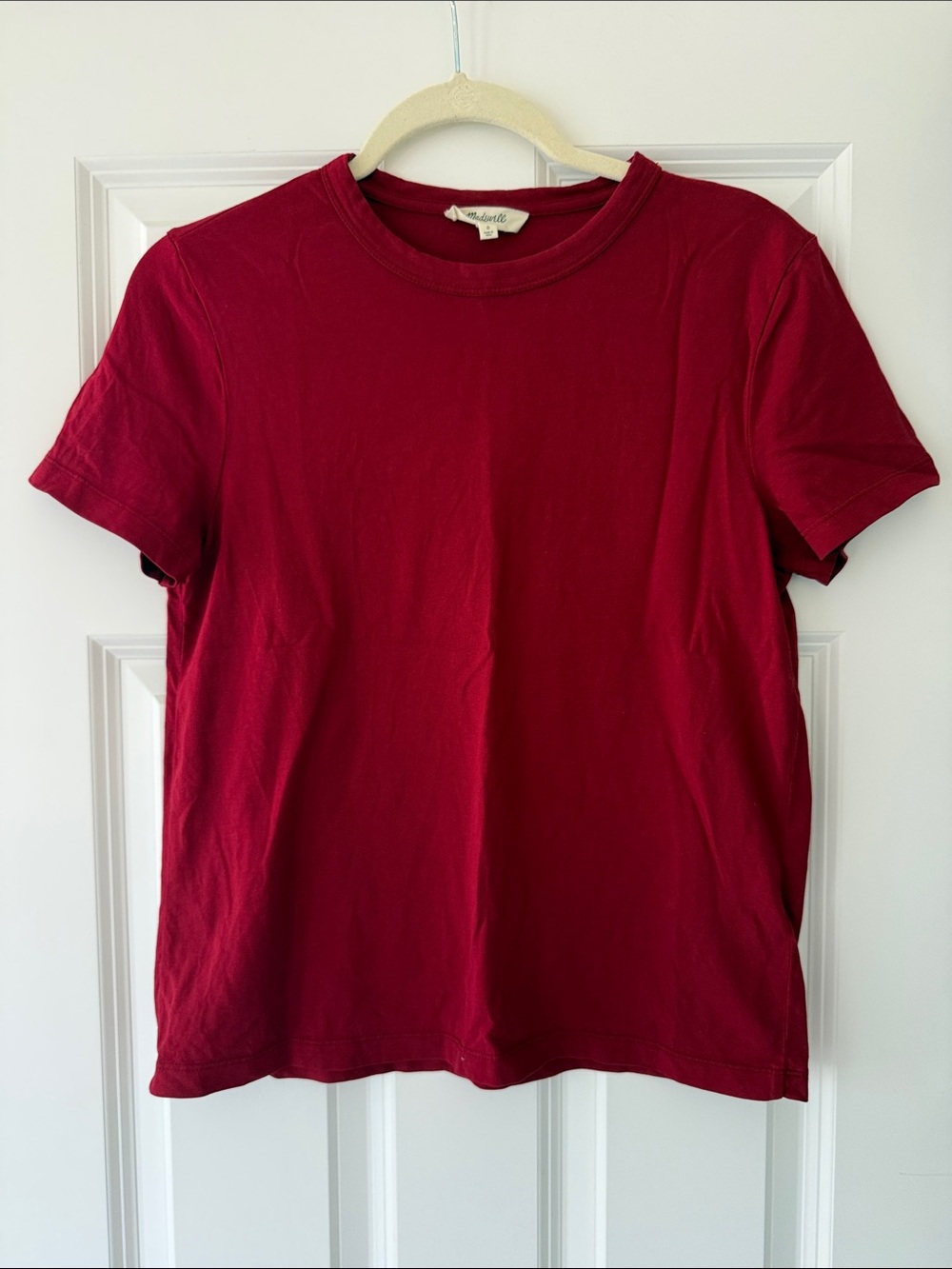 Madewell Perfect Crewneck Tee in Allday Jersey